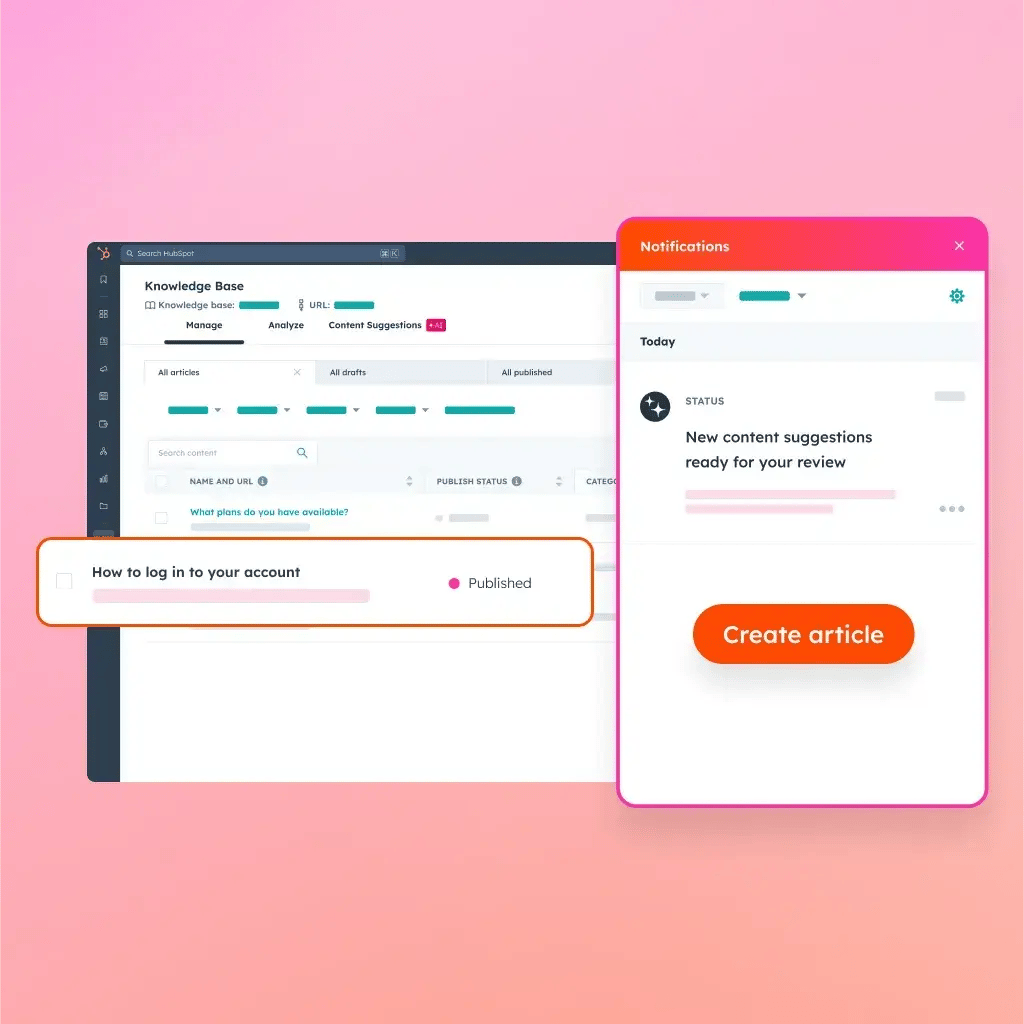 HubSpot Knowlegde Base Agent