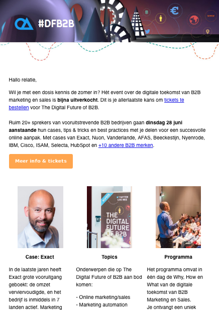 Email feature in hubspot