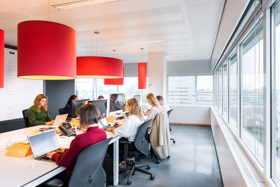 A team of certified Inbound Marketers working from the office for their clients